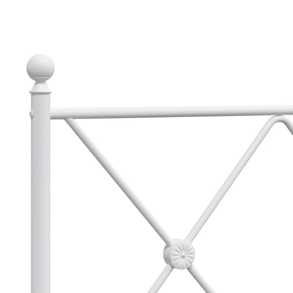 Ersättningsgavel metall vit 200 cm