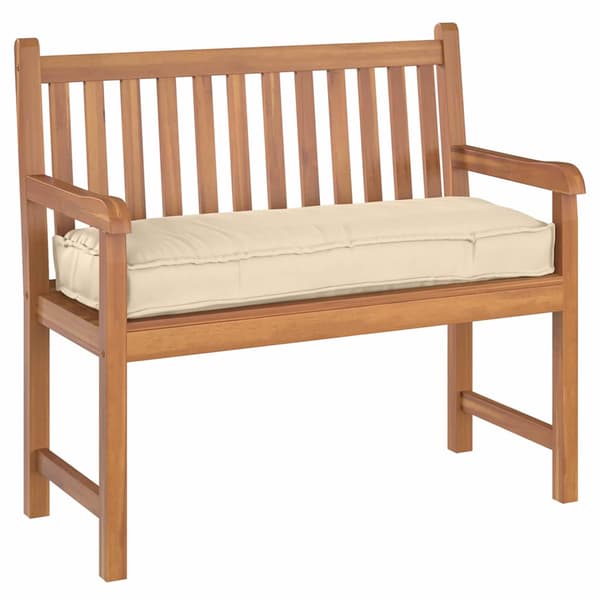Kudde Beige 110 x 40 x 8 cm Oxford Tyg