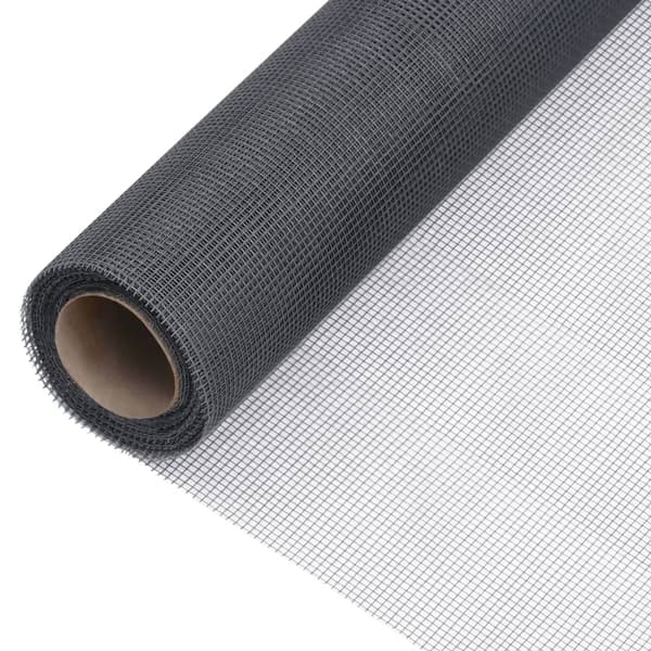 Insektsnät glasfiberplast 60x2000 cm grå