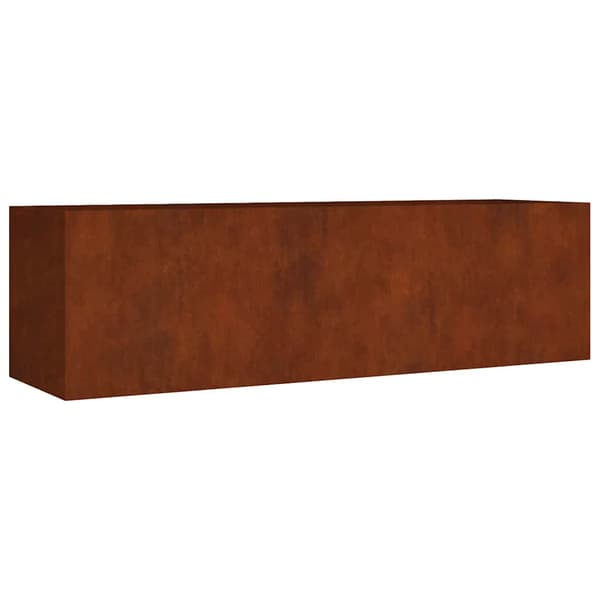 Odlingslåda 280x80x80 cm rosttrögt stål