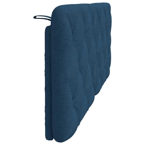 Headboard Cushion Blue 140 cm Fabric