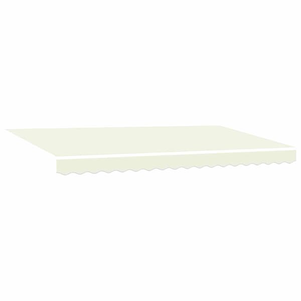 Utfällbar markis Kräm 350 x 200 cm tyg