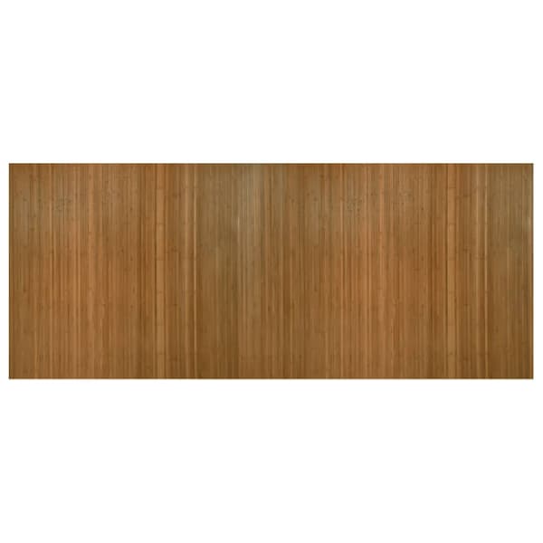 Rumsavdelare brun bredd 400 cm höjd 165 cm bambu