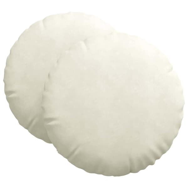 Sittkuddar 2 pcs Kräm Ø60 x 21 cm Sammet