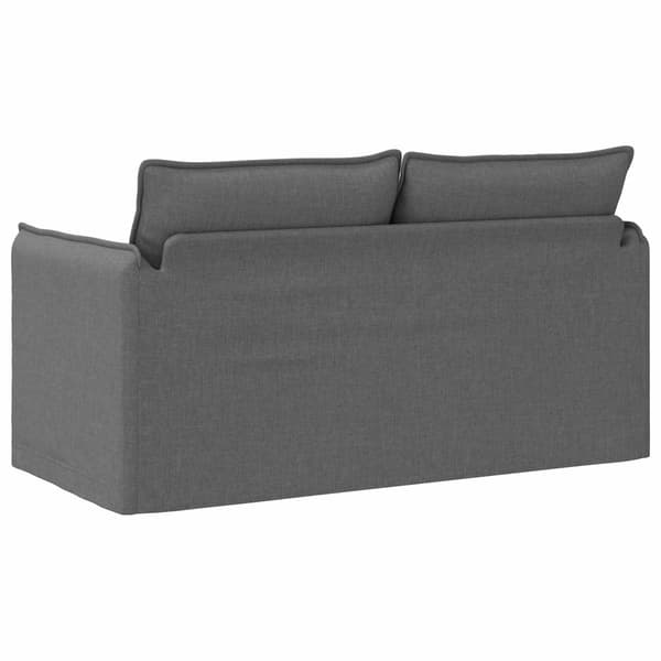 Soffa Mörkgrå 156 x 82 x 85 cm tyg