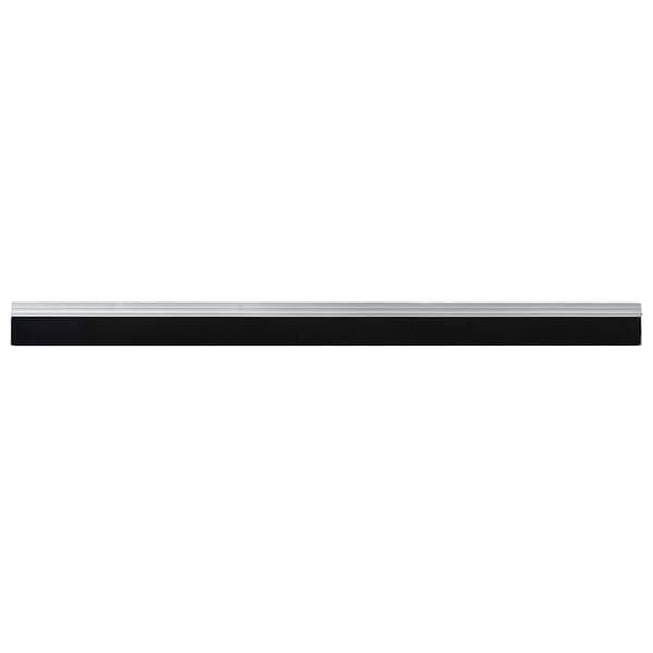 Självhäftande dörrborstlist 12 pcs Silver 100 cm