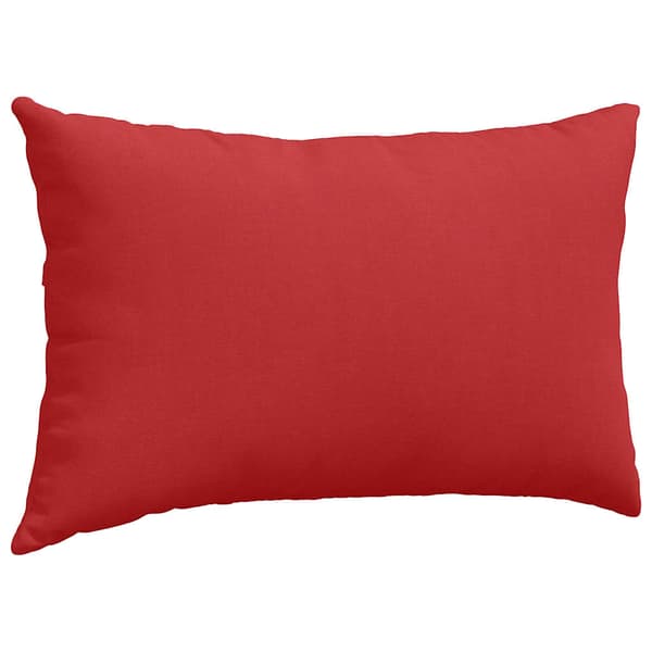 Sofakuddar 2 pcs Röd 50 x 30 cm tyg