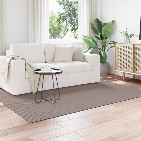 Områdesmattor Rektangulär LUGO Taupe 160 x 230 cm Polyester