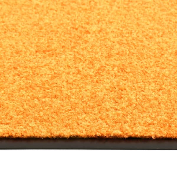 Dörrmatta tvättbar orange 90x150 cm
