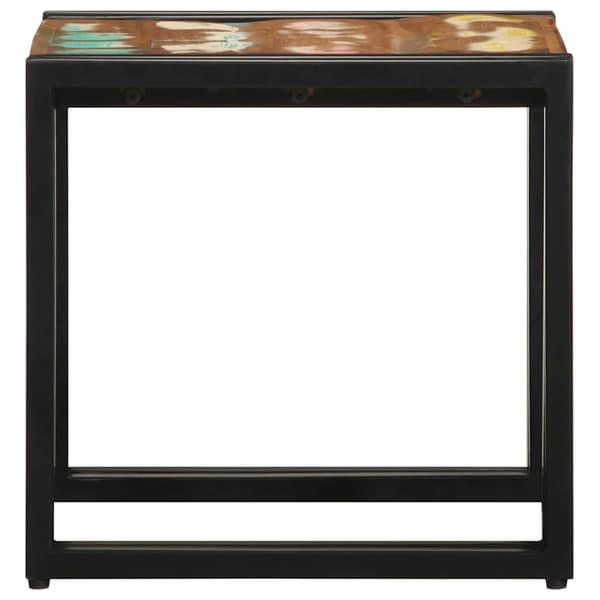 Kaffeebord Flerfärgsdesign 40 x 40 x 38 cm Solid återvunnen trä