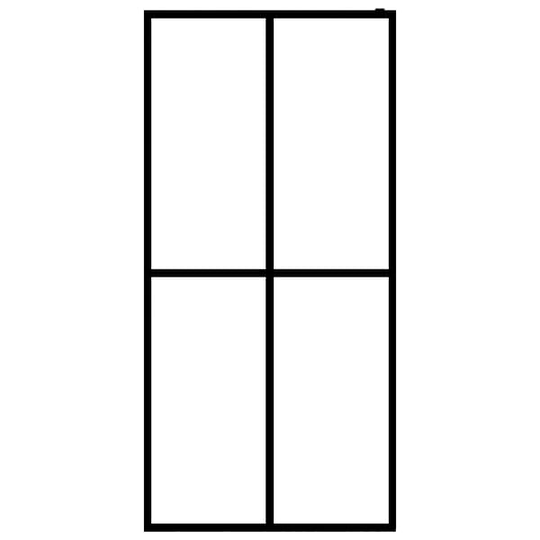 Duschvägg till duschkabin härdat frostat glas 140x195 cm