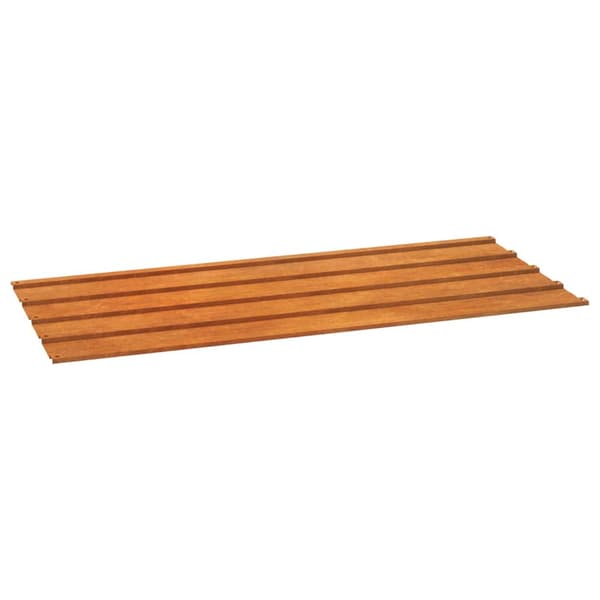 Takplåt 12 st rostfärgad 100x44 cm rosttrögt stål