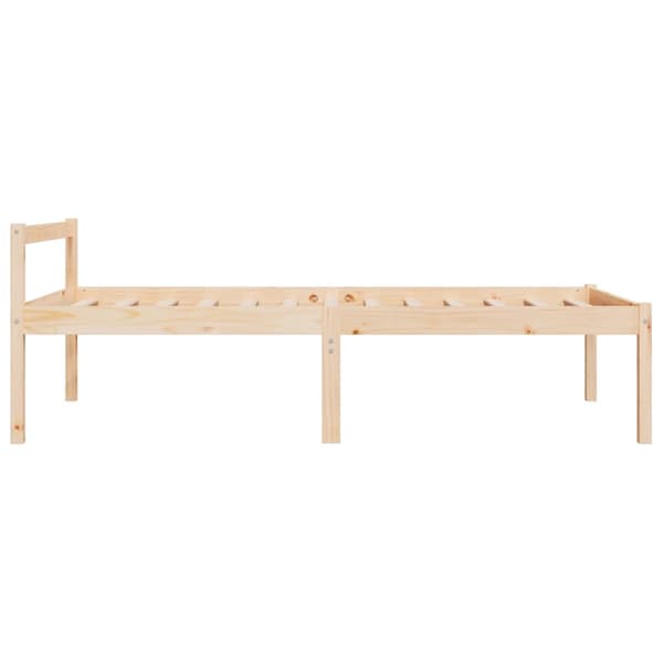 Säng 90x190 cm massiv furu