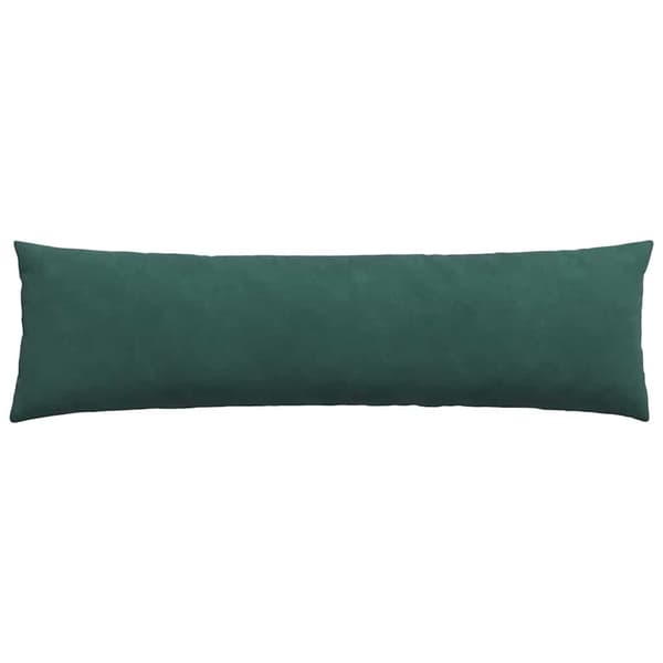 Sofakuddar 2 pcs Mörkgrön 145 x 40 cm Kordread tyg