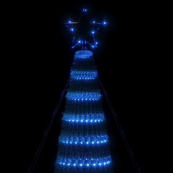 LED julgran 688 LED blå 300 cm