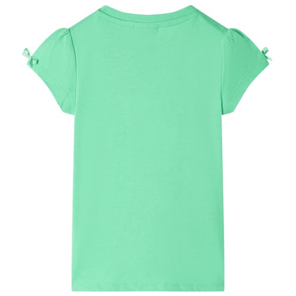 T-shirt för barn ljusgrön 116