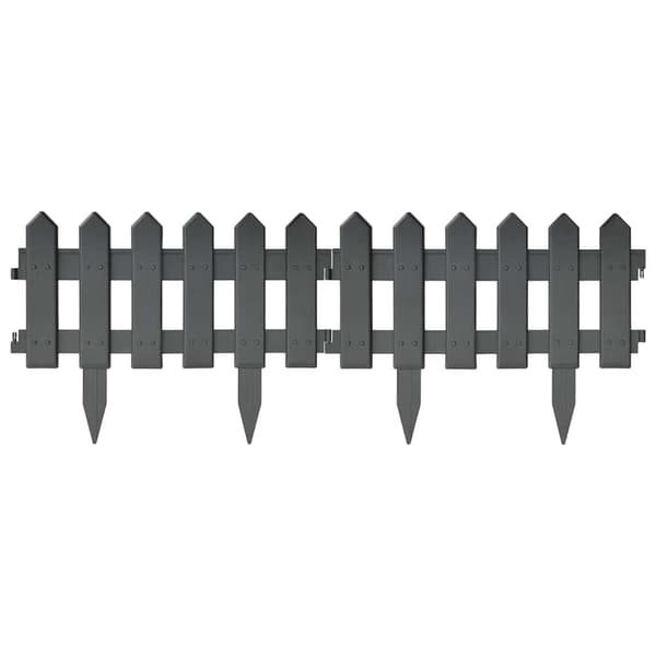 Rabattkant 25 delar antracit 10 mm PP