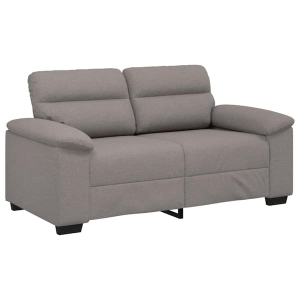 2-sitssoffa taupe 160x81x84 cm tyg