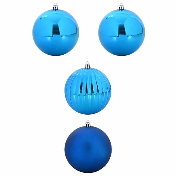 Julkula Set XXL 4 st Blå Ø 20 cm Plast