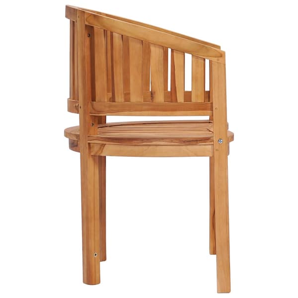 Bananstolar 2 st massiv teak