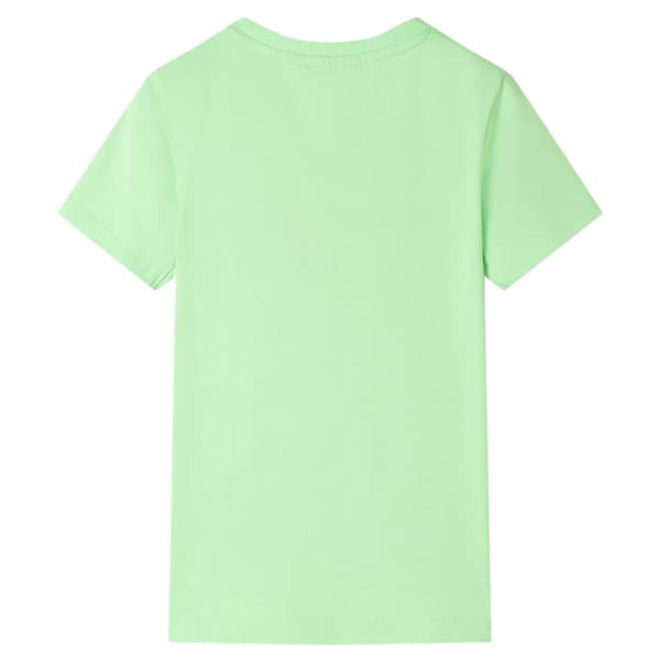 T-shirt för barn neongrön 128