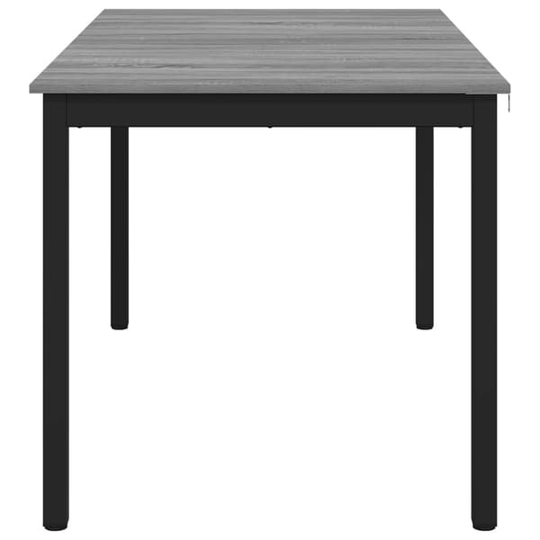 Matbord 140 x 80 x 75 cm METALL Rektangulär