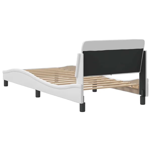 Bed Frame "Dover" White 80x200 cm Faux Leather