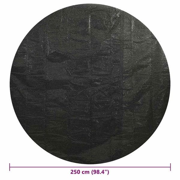 Poolskydd svart 250 cm PE