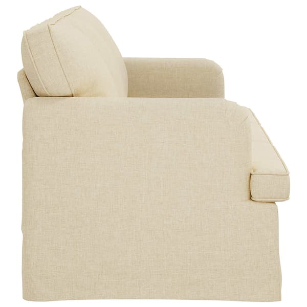 Soffa Kräm 201 x 80 x 85 cm tyg