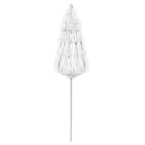 Strandparasoll Hawaii vit 180 cm
