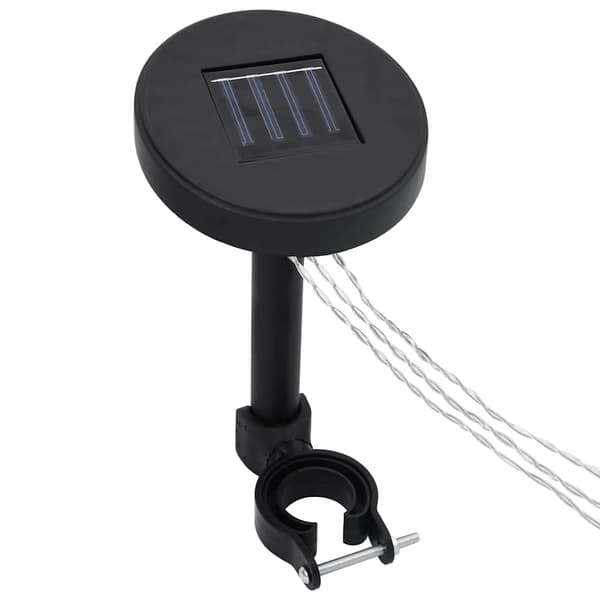 Paviljong med ljusslinga LED 3x3 m vit