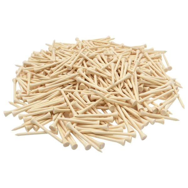Golfpeggar 1000 st 83 mm bambu