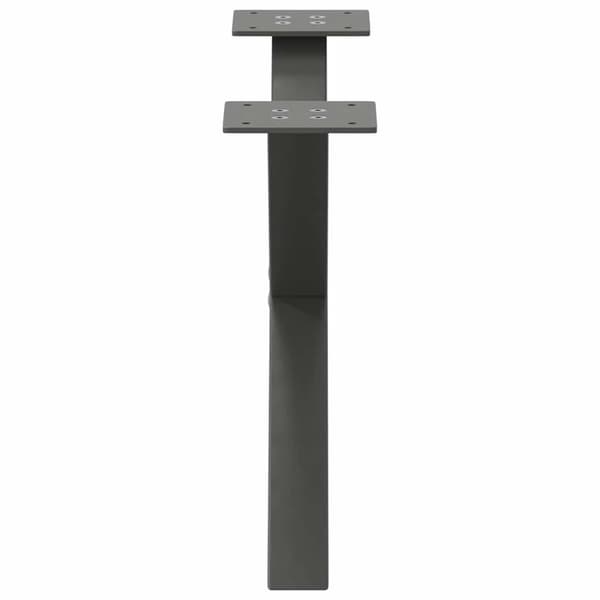 Soffbordsben X-formade 2 st antracit 50x(30-31) cm stål