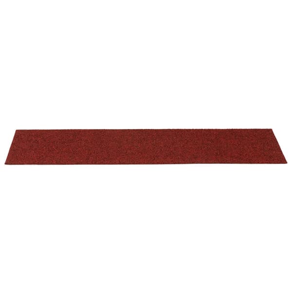 Trappmattor självhäftande 15 st 76x20 cm bordeauxröd rektangulär