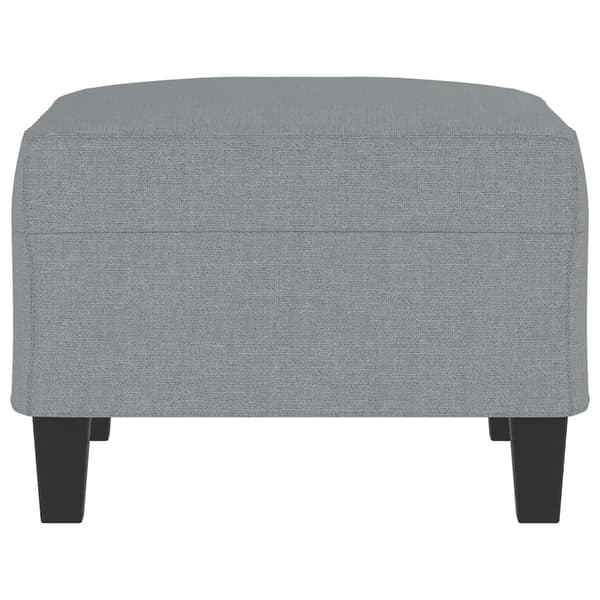 Fotpall Ljusgrå 70x55x41 cm tyg
