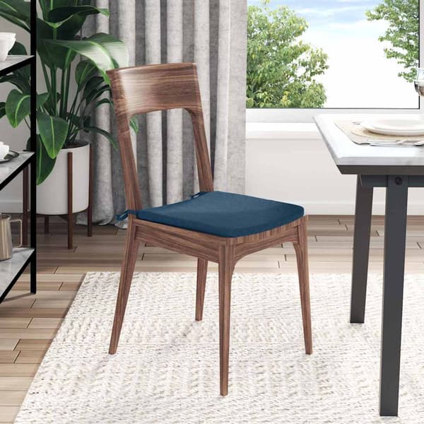 Sittkuddar 4 pcs Blå 40 x 40 x 3 cm tyg