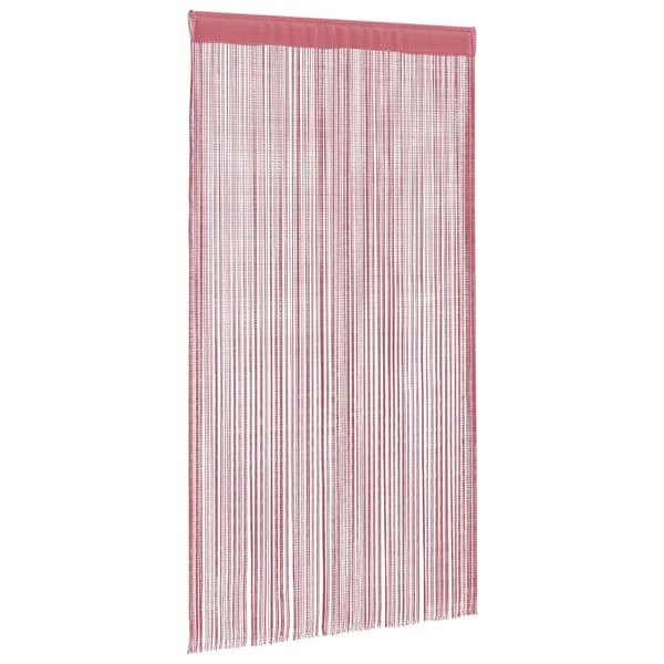 Stränggardiner 2 st rosa 140x250 cm
