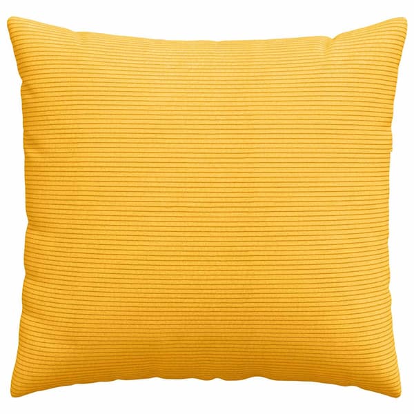 Sofakuddar 2 pcs Ljusgul 50 x 50 cm Kordread tyg