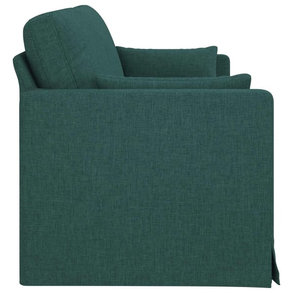 Soffa Mörkgrön 198 x 78 x 80 cm tyg