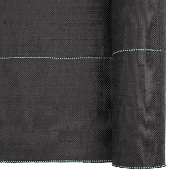 Ogräsmatta svart 1x25 m PP