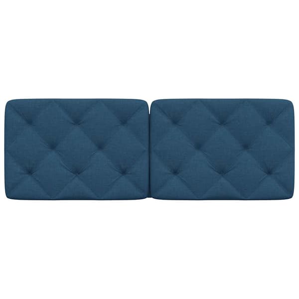 Headboard Cushion Blue 140 cm Fabric