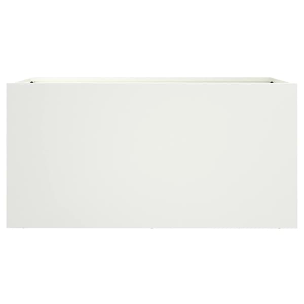 Odlingslåda vit 62x30x29 cm stål