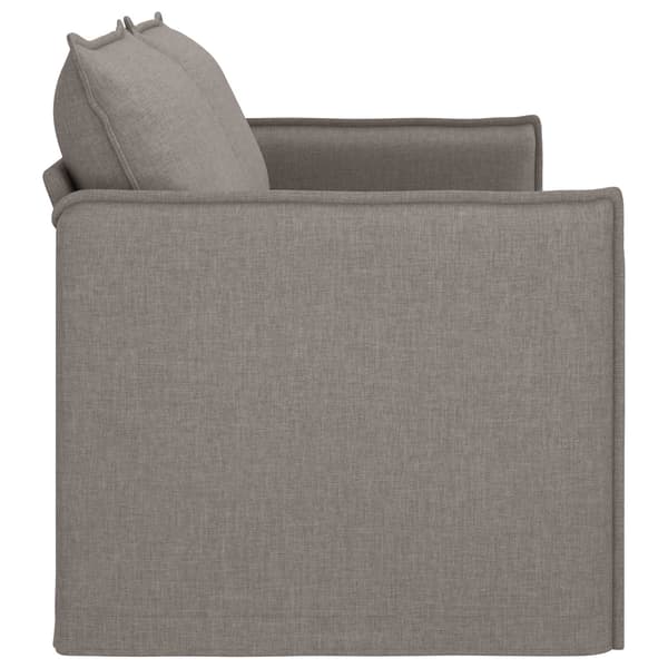 Soffa Taupe 196 x 82 x 85 cm tyg