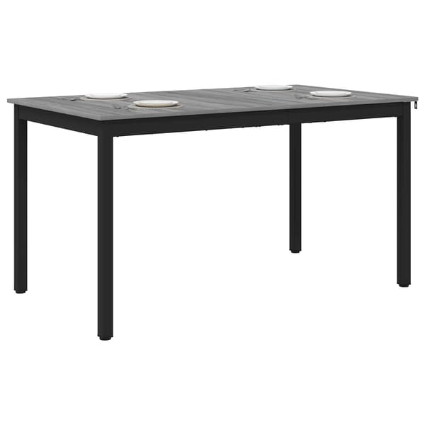 Matbord 140 x 80 x 75 cm METALL