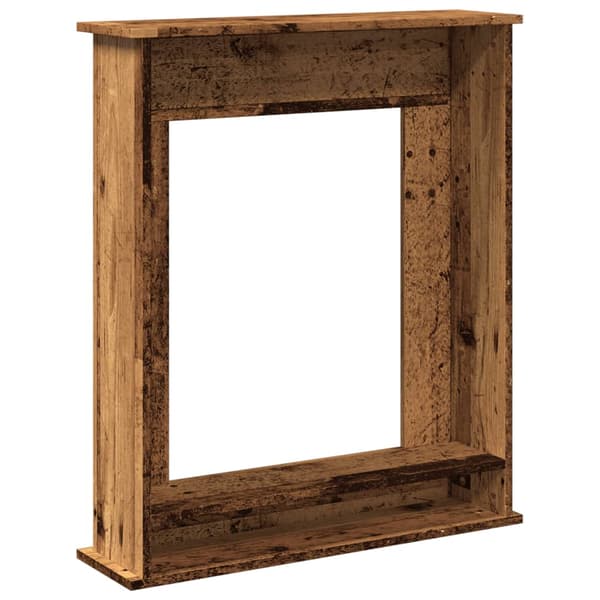 Spiselkrans åldrat trä 75x20x87,5 cm konstruerat trä