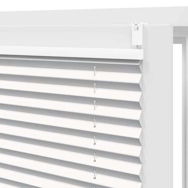 Plisségardin 40x200 cm vit
