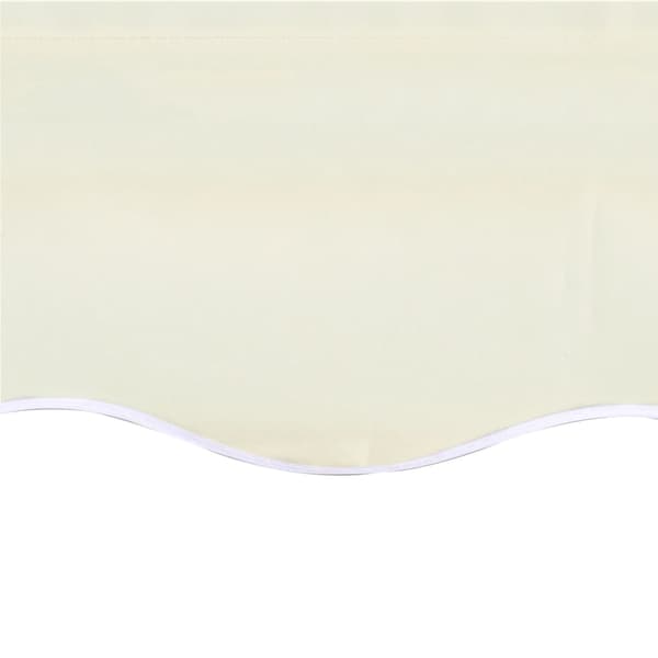 Ersättningstyg för markis gräddvit 430x345 cm polyester