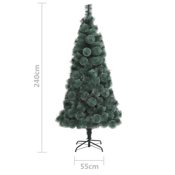 Plastgran med stativ grön 240 cm PET