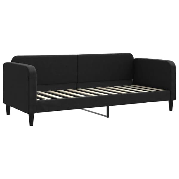 Dagbädd svart 80x200 cm tyg
