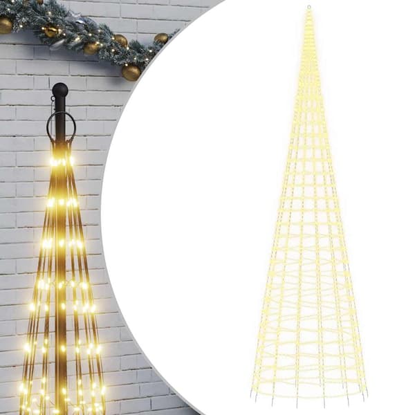 LED julgran 3000 LEDs varmvit 800 cm